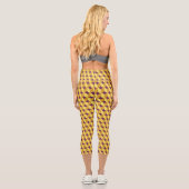 Leggings Capri 60s Retro Patterned (Verso)