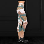 Leggings Capri 80s rétro Abstrait | les années 70 Palette Vert et<br><div class="desc">#abstractart Vintage a embrassé le pop-art abstrait géométrique moderne et contemporain dans une palette les années 70 couleur terre neutre avocat (olive) vert et or de récolte, avec un accent or rose moderne célébrant les années 1990 et 1980 avec des graphismes rétro totalement impressionnants. Le style Memphis aléatoire des années...</div>