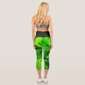 Leggings Capri à la recherche de vert (Verso)