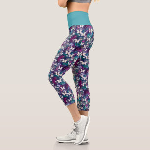 Leggings Capri A Mystical Butterfly Series Design 5