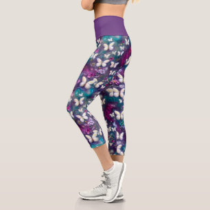 Leggings Capri A Mystical Butterfly Series Design 5
