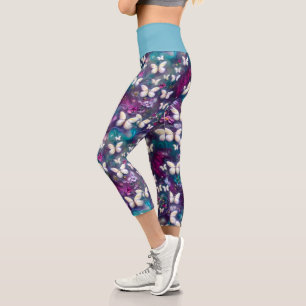 Leggings Capri A Mystical Butterfly Series Design 5