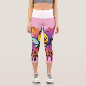Leggings Capri Abeille sur scène - Vibes rap (Recto)