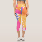 Leggings Capri AbstracT ArTworK (Verso)