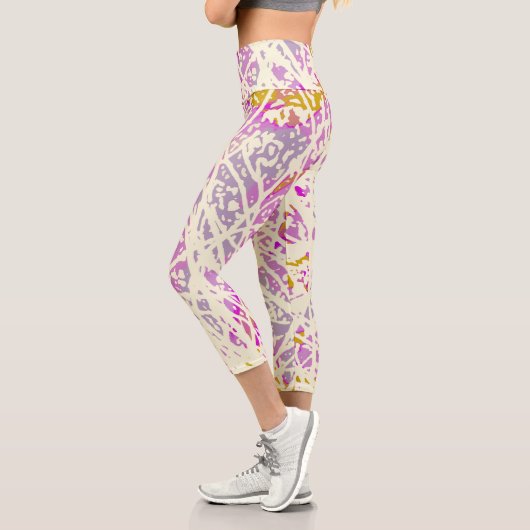 Leggings Capri Abstrait (Gauche)