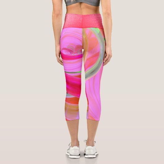 Leggings Capri Abstrait (Verso)