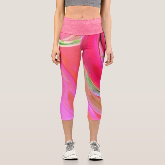 Leggings Capri Abstrait (Recto)