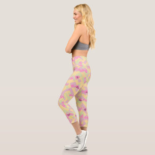 Leggings Capri Abstrait Bohème Gras