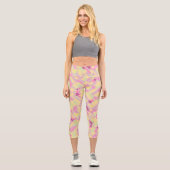 Leggings Capri Abstrait Bohème Gras (Recto)