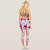 Leggings Capri Abstrait coloré (Verso)