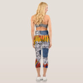 Leggings Capri Abstrait dans la bande : démarrage (Verso)