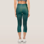 Leggings Capri Abstrait turquoise (Verso)