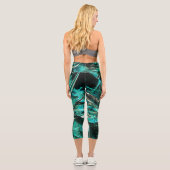 Leggings Capri Abyssal Emergence (Verso)