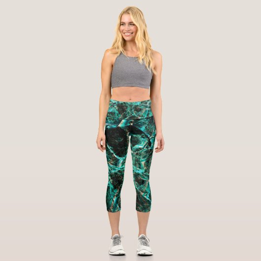Leggings Capri Abyssal Emergence (Recto)