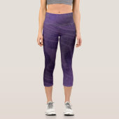 Leggings Capri Acceptation | Médaillons de méditation violette (Recto)