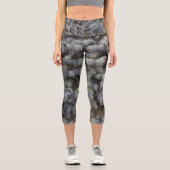 Leggings Capri Acier, gris, vert et bleu épicéa classe (Recto)