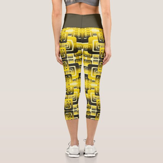 Leggings Capri Activate My Heart Pattern (Verso)