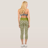 Leggings Capri Activate My Heart Pattern Silver (Verso)
