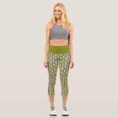 Leggings Capri Activate My Heart Pattern Silver (Recto)