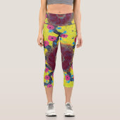Leggings Capri Affiche de la Veille Éldritch (Recto)