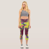 Leggings Capri Affiche de la Veille Éldritch (Recto)