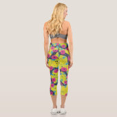 Leggings Capri Affiche de la Veille Éldritch (Verso)
