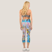 Leggings Capri African Village (Verso)