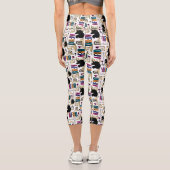 Leggings Capri Afro Unicorn Bold Motif (Verso)