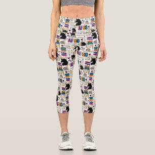 Leggings Capri Afro Unicorn Bold Motif