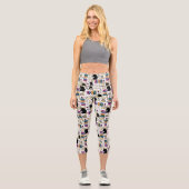 Leggings Capri Afro Unicorn Bold Motif (Recto)
