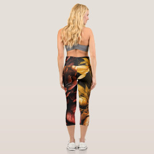 Leggings Capri Agencement Extraordinaire Accentuation de rouille