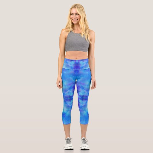 Leggings Capri Ailes bleues (Recto)