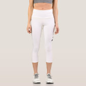 Leggings Capri ajouter votre conception (Recto)