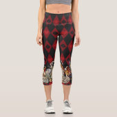 Leggings Capri Alice au pays des merveilles Mad Cheshire Chat (Recto)