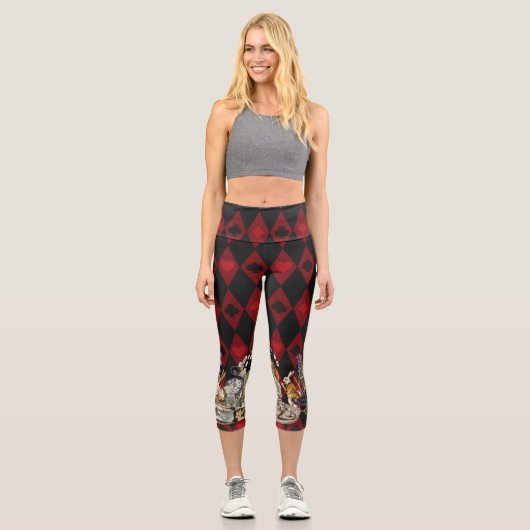 Leggings Capri Alice au pays des merveilles Mad Cheshire Chat (Recto)