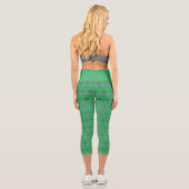 Leggings Capri Alien dans son petit vaisseau spatial (Verso)