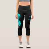 Leggings Capri Alien, je veux croire (Recto)