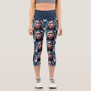 Leggings Capri AMÉRICAIN INDIEN Capris YOGA PANTS LEGINGS