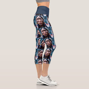 Leggings Capri AMÉRICAIN INDIEN Capris YOGA PANTS LEGINGS