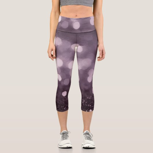 Leggings Capri 🔮 Amethyst Aura (Recto)