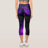 Leggings Capri Améthyste Abstrait (Verso)