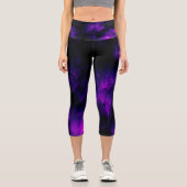Leggings Capri Améthyste Abstrait (Recto)