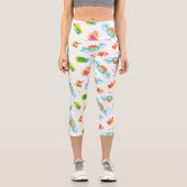 Leggings Capri AMIS™ | Central Perk Neon Motif (Recto)