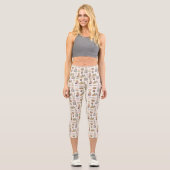 Leggings Capri AMIS™ | Icônes de dessin (Recto)