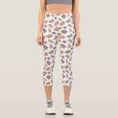 Leggings Capri AMIS™ | Motif d'icône Poka Dot (Recto)