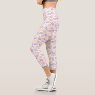 Leggings Capri AMIS™ Pastel Central Perk Motif