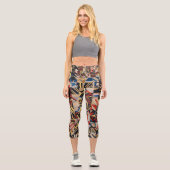 Leggings Capri Amish folle courtepointe (Recto)