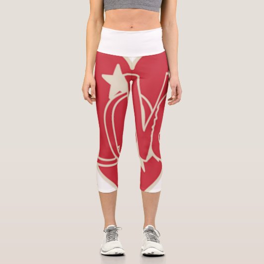 Leggings Capri amour (Recto)
