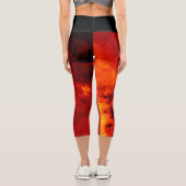 Leggings Capri amour et feu (Verso)