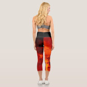 Leggings Capri amour et feu (Verso)